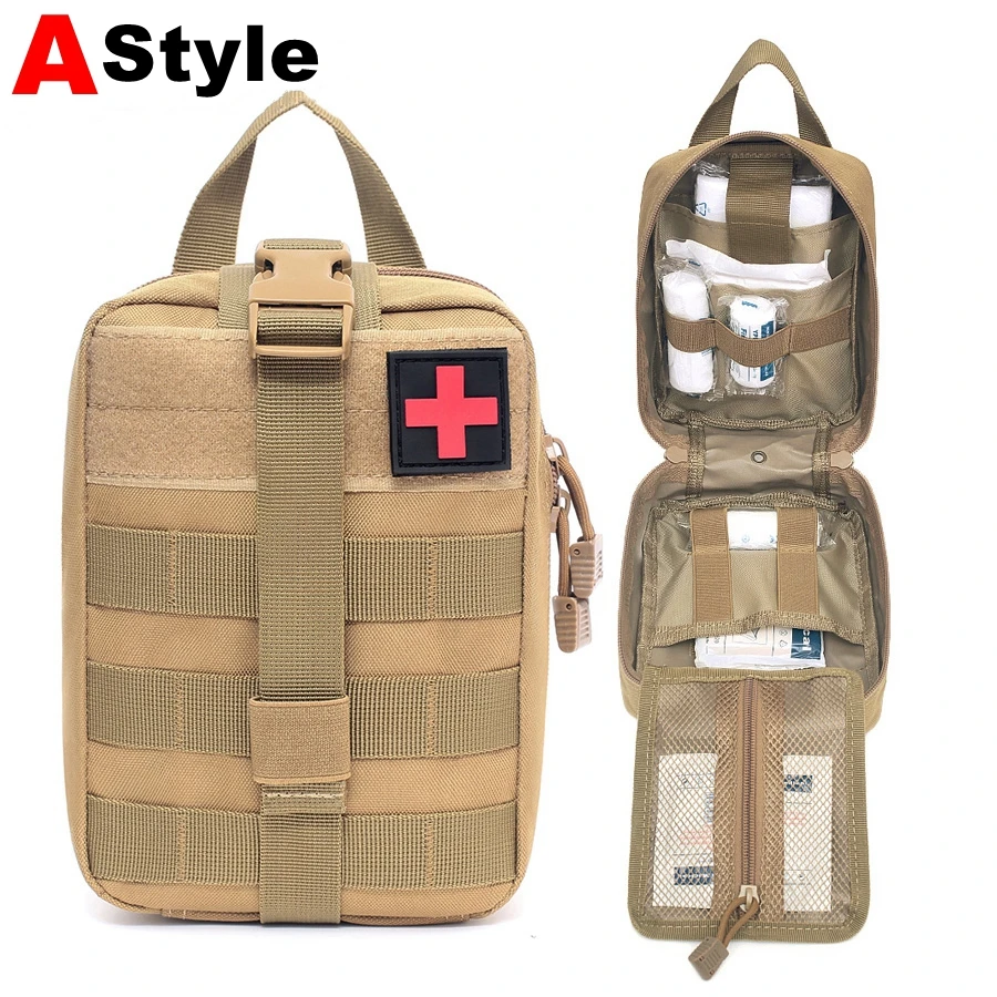 

Molle Medical Pouch Tactical First Aid Kit Army Outdoor Hunting Camping Emergency Survival Tool Pack Military Medical EDC Bag