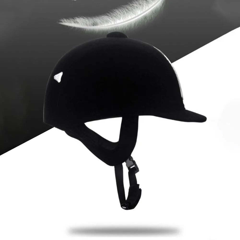 

Дышащий профессиональный шлем для конного спорта для мужчин и женщин, защита от ударов для верховой езды, защитное снаряжение, полукрышка, д...