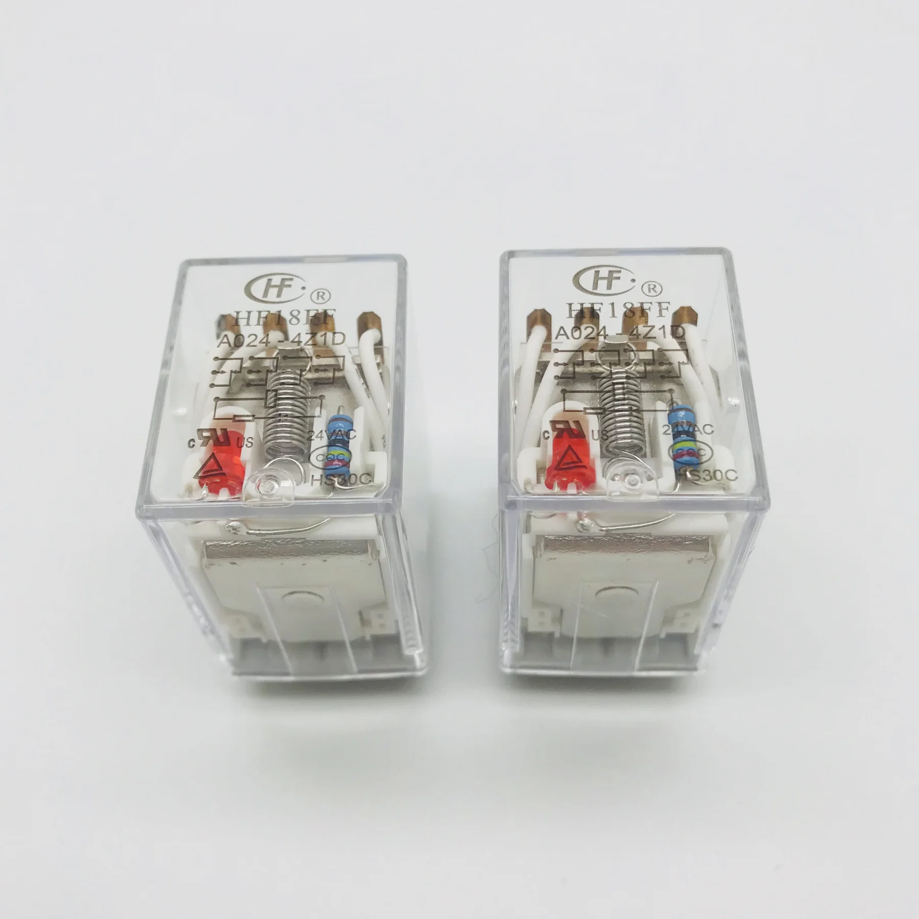 JZX-HF18FF-A024-4Z1D 24VAC 5A250VAC светодиодные реле