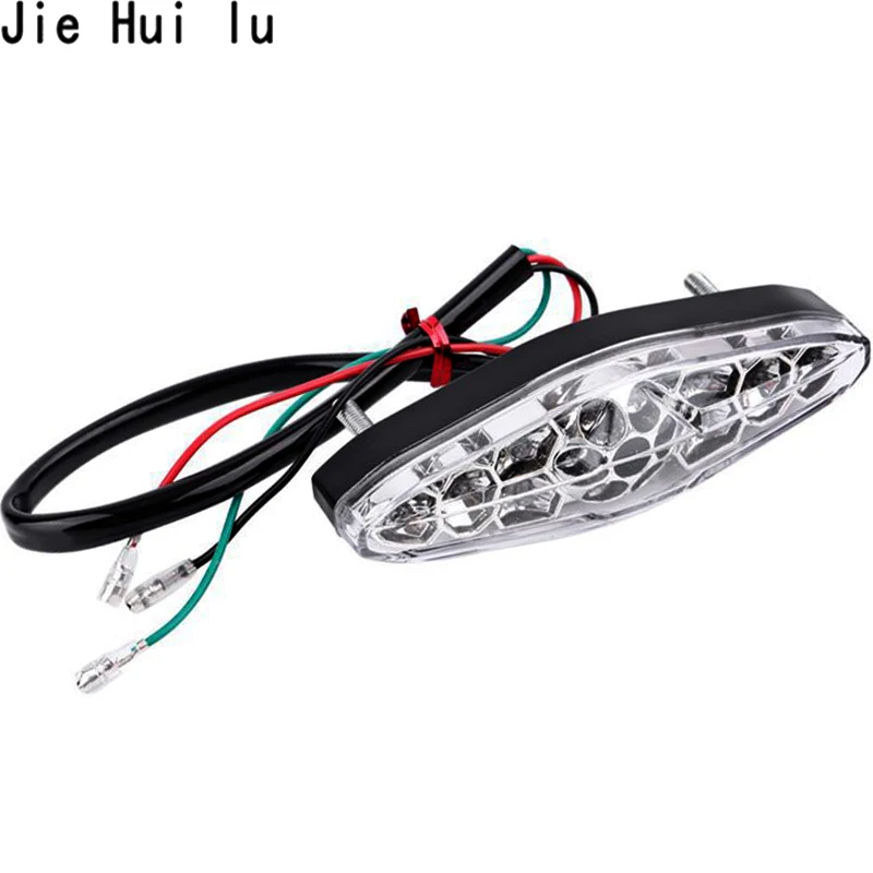 

Motorcycle Rear Tail Stop Red Light Lamp for Dirt Taillight Rear Lamp Braking Light Auto Accessories Motorcycle Decorative Lamp