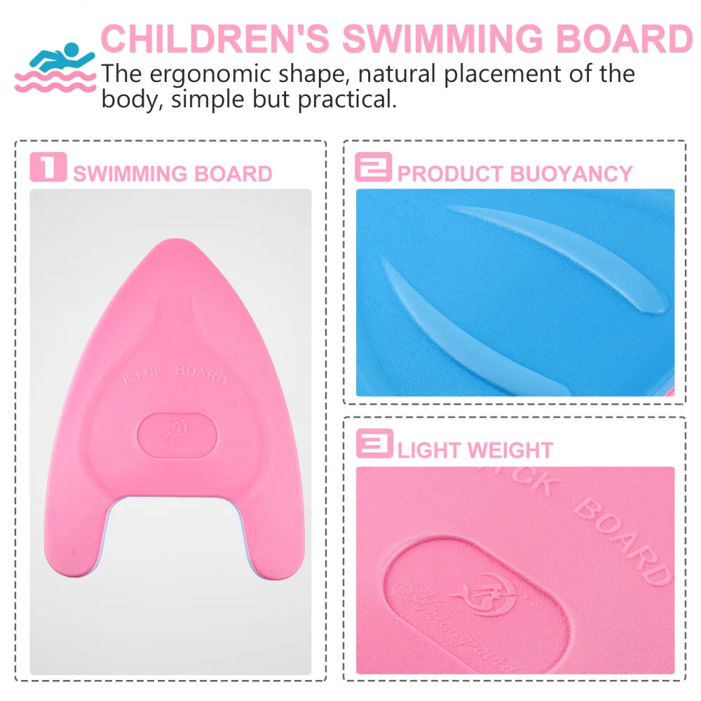 

2 Pcs Durable Swimming Kick-boards Lightweight Floating Pads Buoyancy Boards