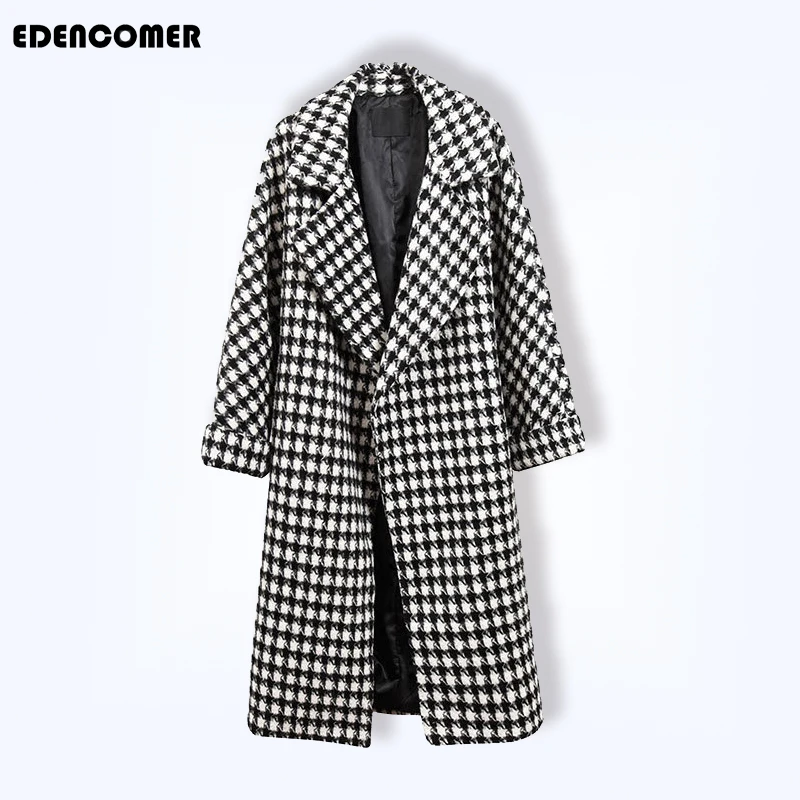 Женское пальто новая Корейская версия 2019 зимнее новое плюс размер длинное в