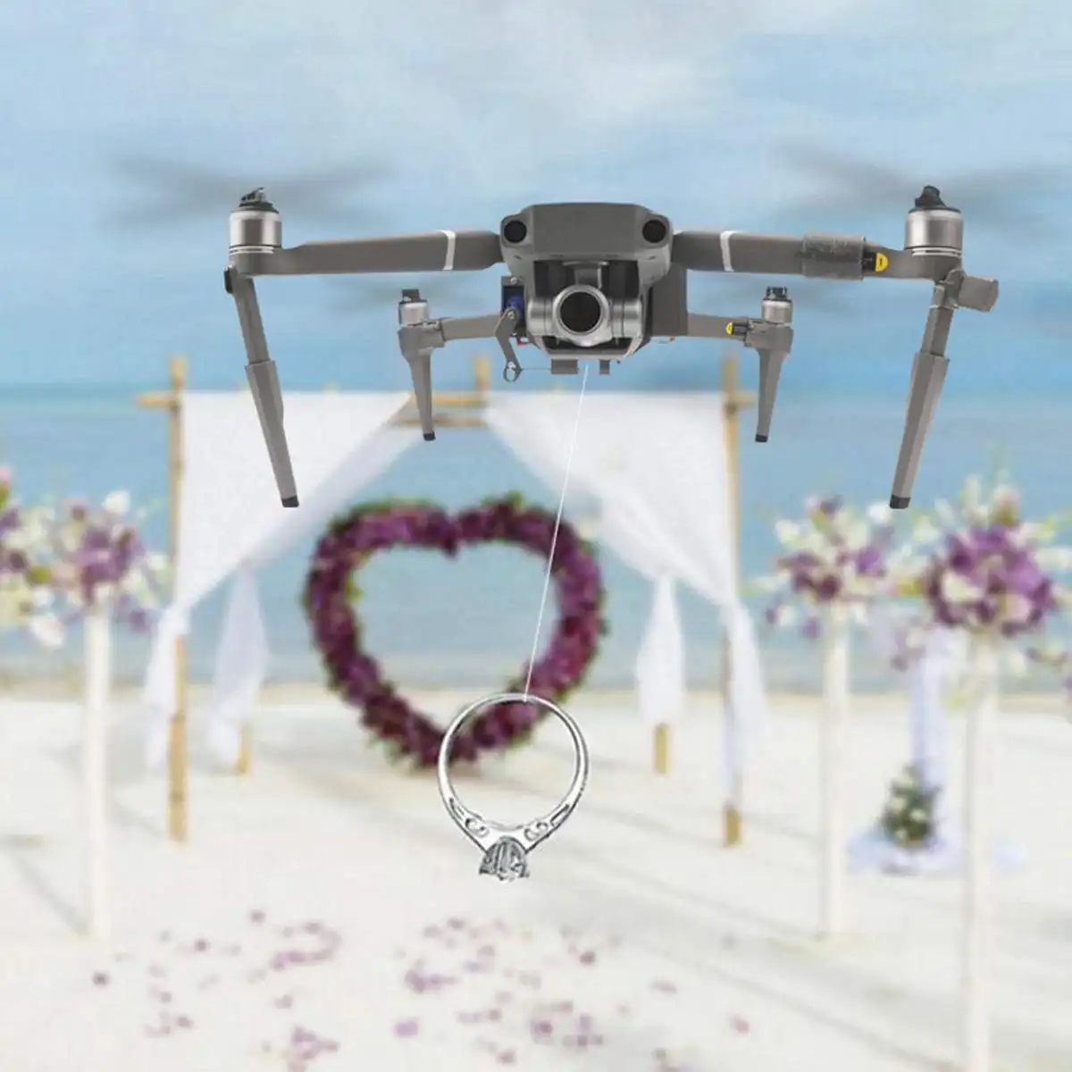 LBLA Airdrop система воздушного падения для DJI Mavic 2 Pro Zoom Дрон рыболовная приманка