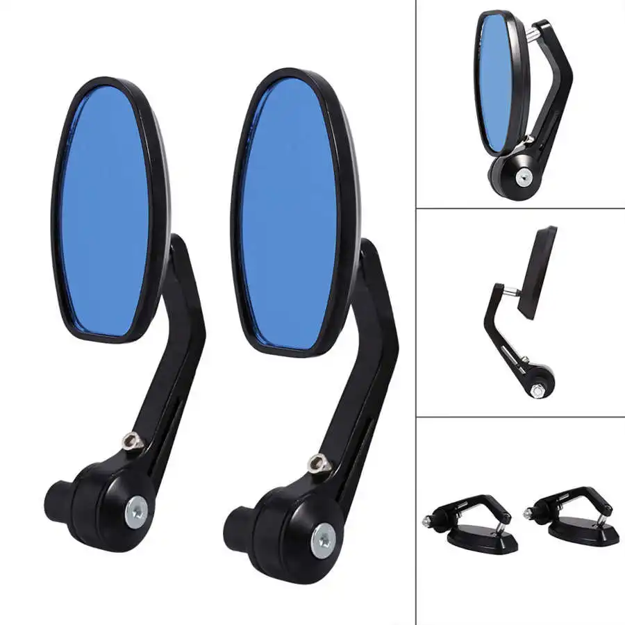 

Oversea Motorcycle Handlebar Rear View Side Rearview Mirrors Universal for Honda Kawasaki Yamaha Suzuki 22mm