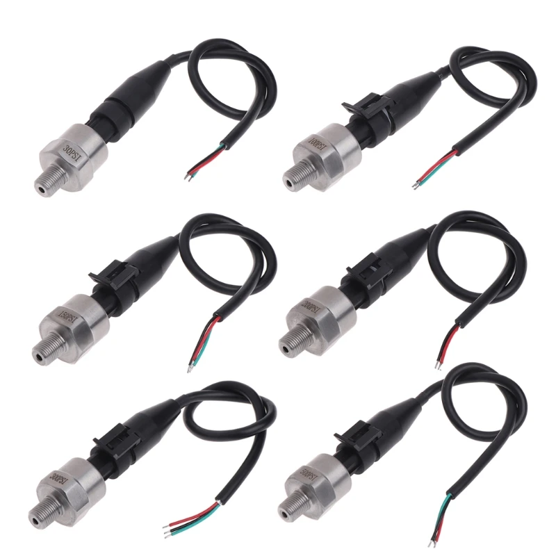 DC 5V 1/8NPT датчик давления Передатчик из нержавеющей стали масла воздуха воды