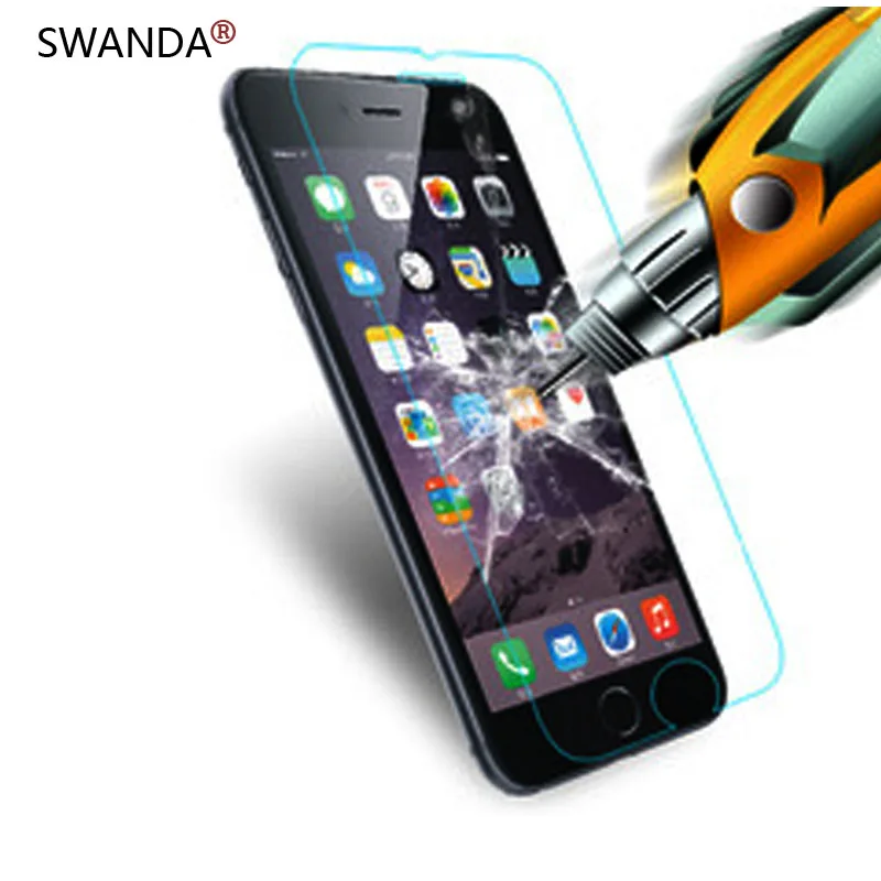 Закаленное стекло для iphone 6 7 8 Премиум прозрачное iPhone 5 5S 5C SE Защитная пленка 6P 7P
