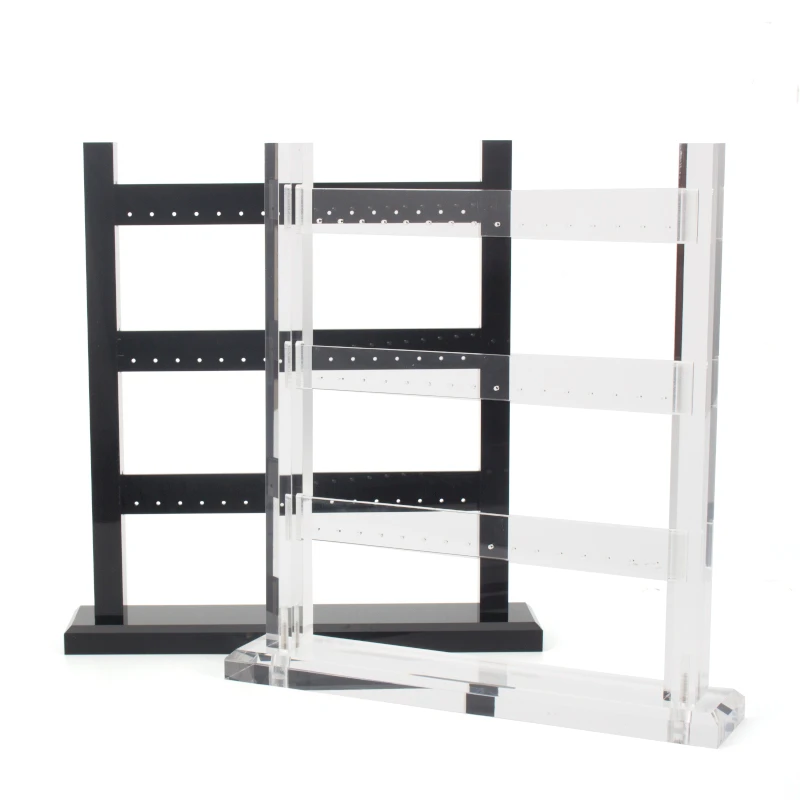 Новинка Цвет черный белый Платье из акрилового пластика 48 отверстие ювелирные