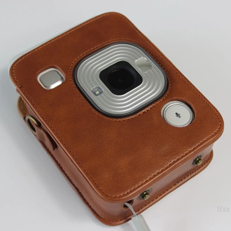 Высококачественная сумка из искусственной кожи в кожаном футляре для Fuji Fujifilm Instax Mini Liplay Kit