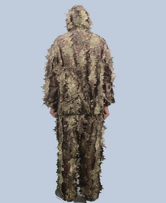 

snakes Python pattern camouflage ghillie suit laser cutting fast dry hunting clothes Suitable for Summer Autumn