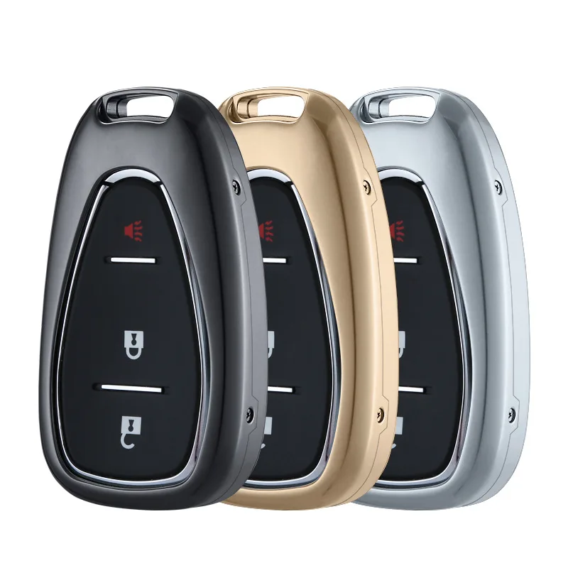 Алюминиевый сплав кожаный ключ дистанционного управления чехол оболочка