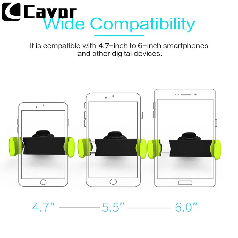 Универсальный Регулируемый автомобильный держатель для телефона с креплением