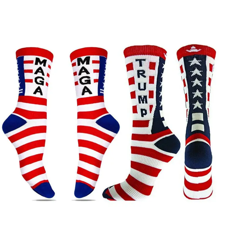 Носки Goocheer в полоску Дональд Трамп повседневные носки унисекс 2019|Мужские носки| |