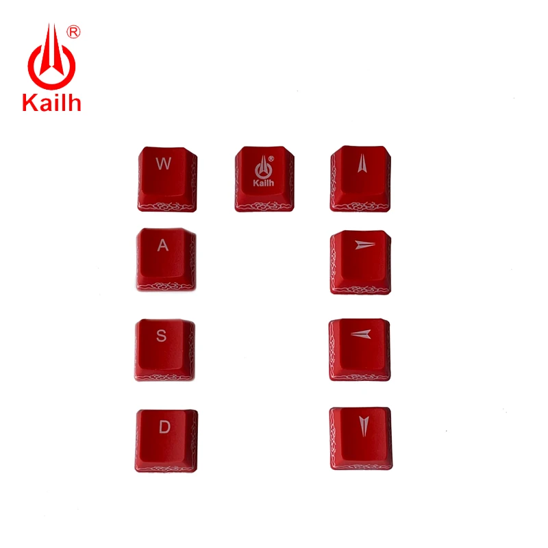 Колпачки для ключей Kailh в китайском стиле 1u синие красные pbt колпачки игр