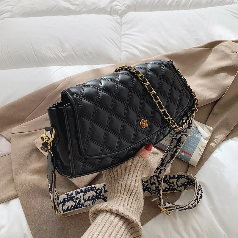 

Bag 2020 new Chaolinger broadband bag women's small fragrance fashion hundred with ins sloping bag one-shoulder bag small bag