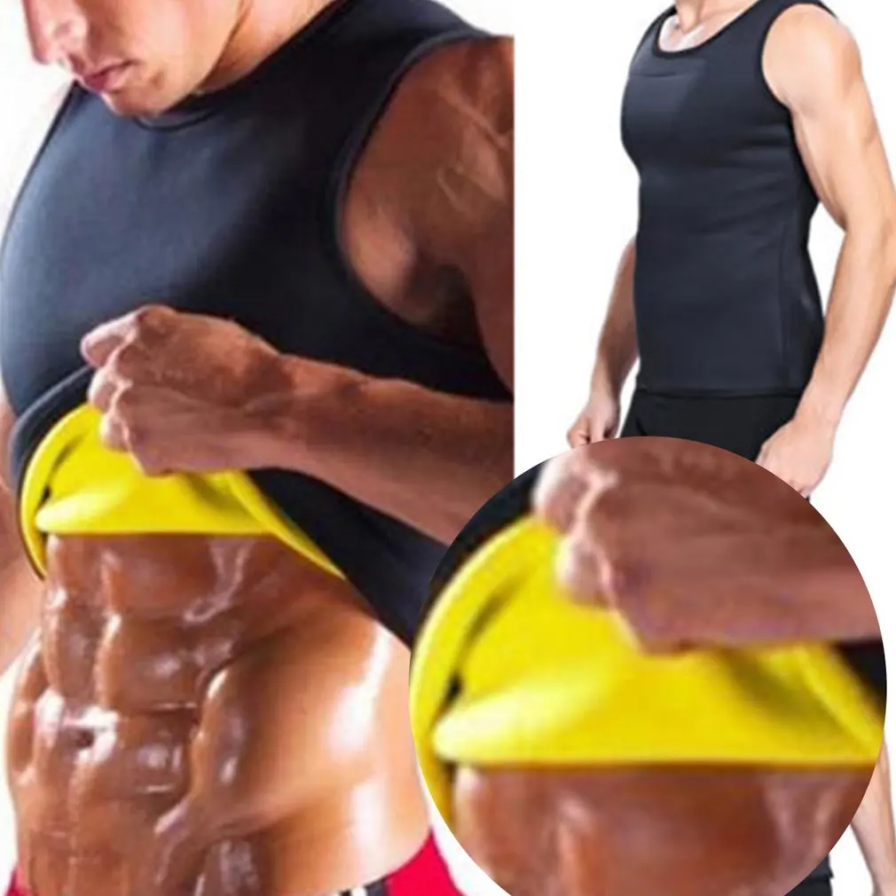 

Sleeveless Slimming Belt Belly Men Slimming Vest Body Shaper Abdomen Fat Burning Shaperwear Waist Sweat Corset Weight Loss