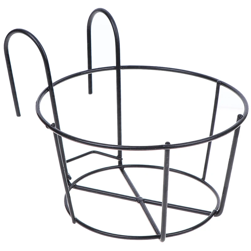 Новинка подвесные железная стойка для растений на балконе круглая цветочных