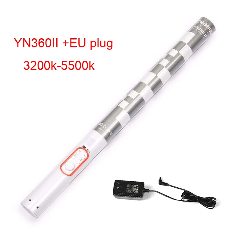 Yongnuo YN360 YN360II YN360III YN360S ручной светодиодный светильник со льдом 3200k до 5500k RGB красочный светодиодный контроль с помощью приложения для телефона - Цвет: Белый