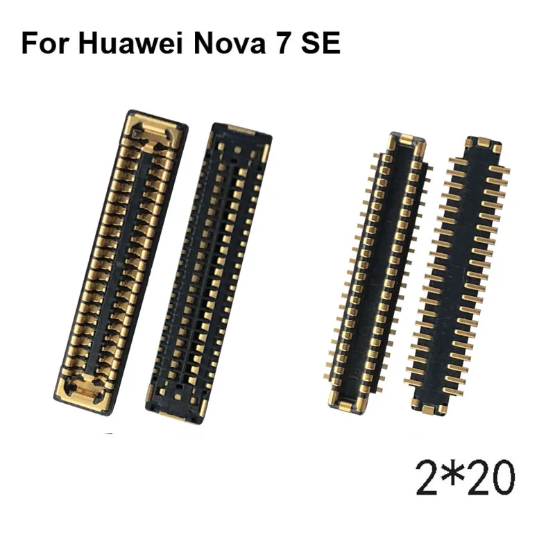 2PCS Dock Connector Micro USB Charging Port FPC connector For Huawei Nova 7 SE 7SE logic on motherboard mainboard Nova7 se