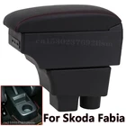Подлокотник коробка для Skoda Fabia 2 2008-2013 центральный центр консоль коробка для хранения подлокотник 2009 2010 2011 2012