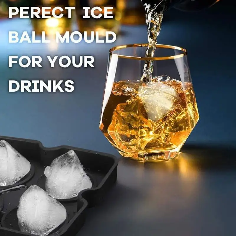 

3D Diamonds Gem Cool Ice Cube Chocolate Soap Tray Mold Fodant Moulds Silicone Cube Mold Ice Z6X8