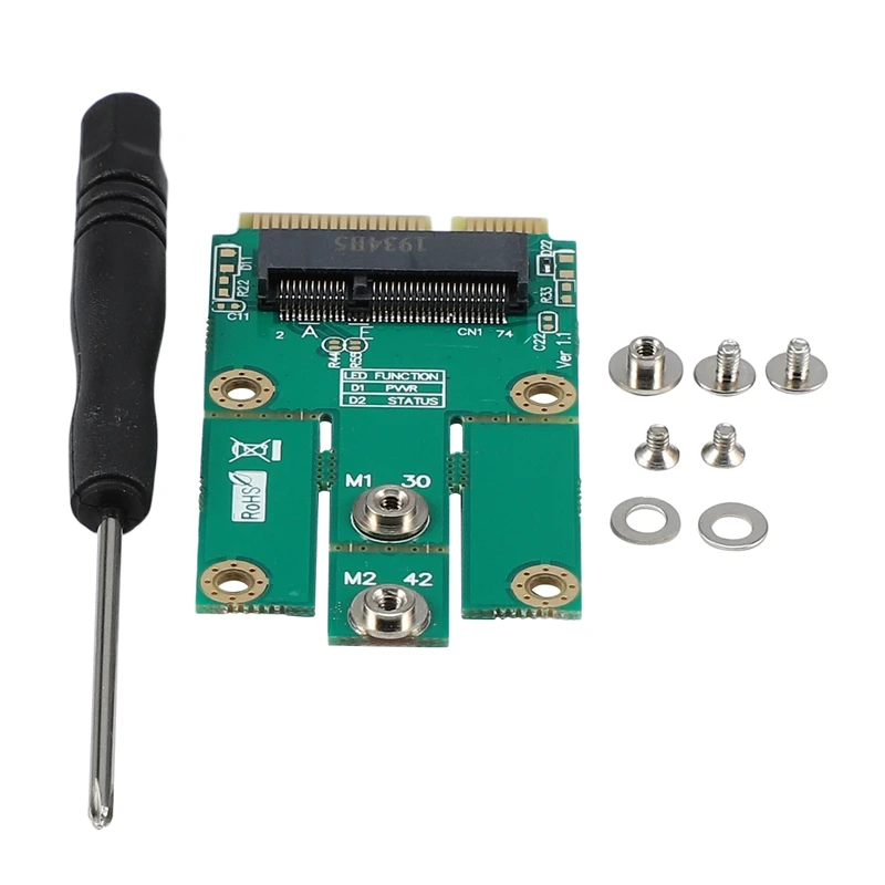 Новый M.2 NGFF к Mini PCI E адаптер для Wi Fi Bluetooth плата Wireless WLAN Card Intel ноутбука|Платы