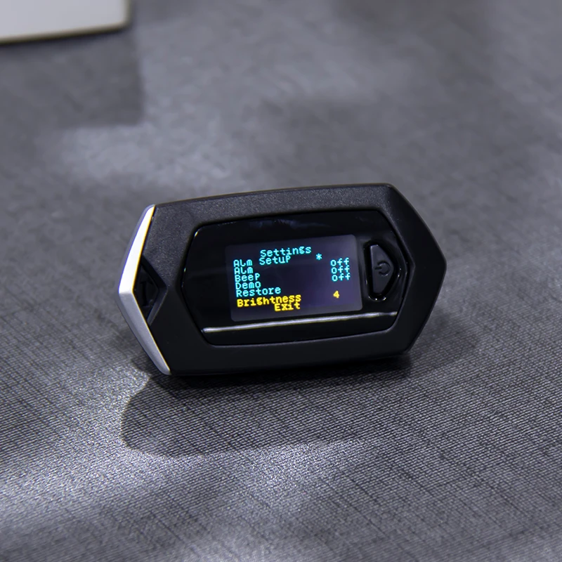 BOXYM медицинская перезаряжаемая Пальчиковый Пульсоксиметр OLED монитор пульса