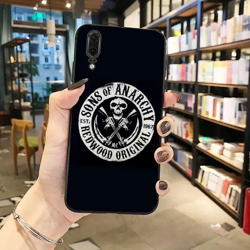 

Fashion Sons of Anarchy TV series Phone Case For Huawei honor Mate P 10 20 30 40 Pro 10i 9 10 20 8 x Lite