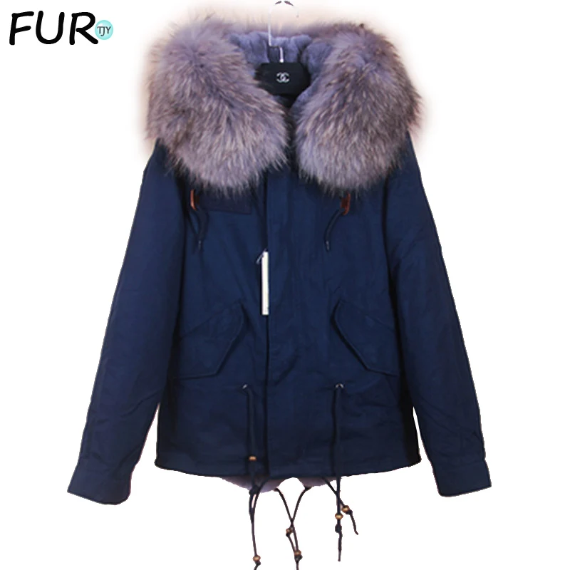 

2022 New army green winter jacket women outwear thick parkas plus size raccoon Dog natural real fur collar coat hooded pelliccia