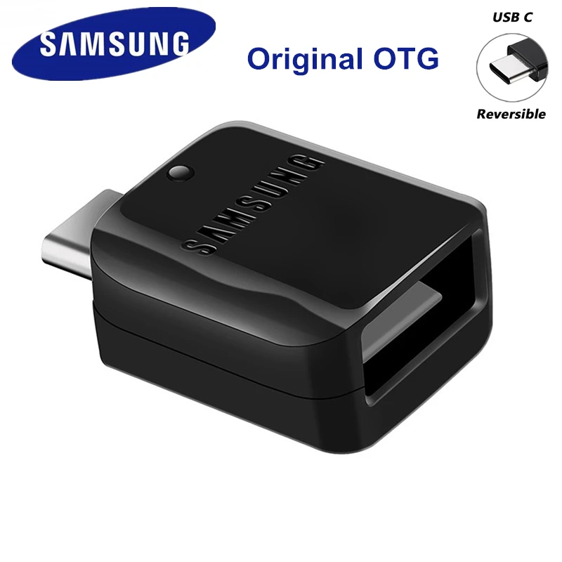 Оригинальный адаптер USB type c otg для Samsung Galaxy A70 A50 S8 S9 plus note 8 A3 A5 2017 поддержка флеш