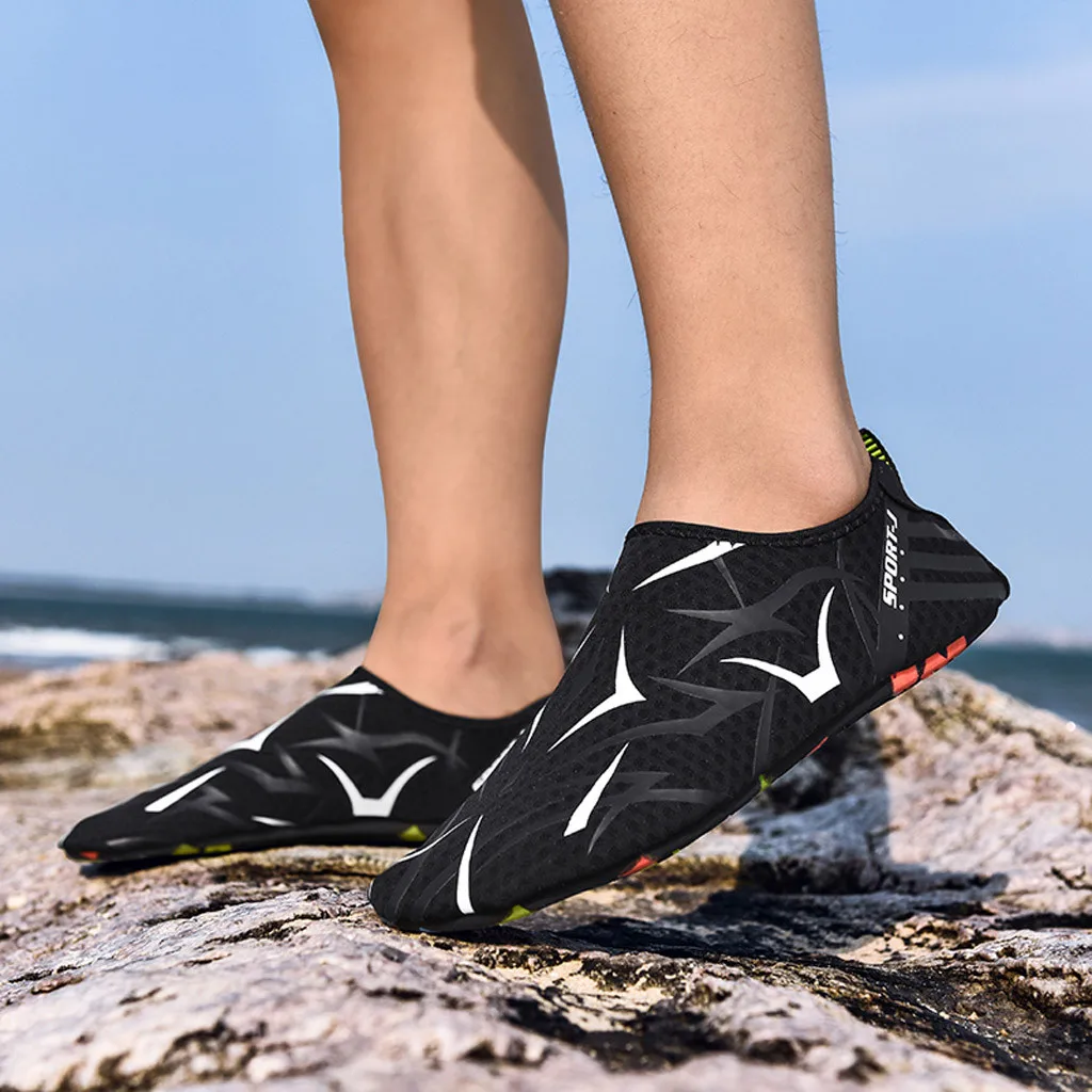 Открытая пляжная обувь с дышащей сеткой для пар быстросохнущие кроссовки