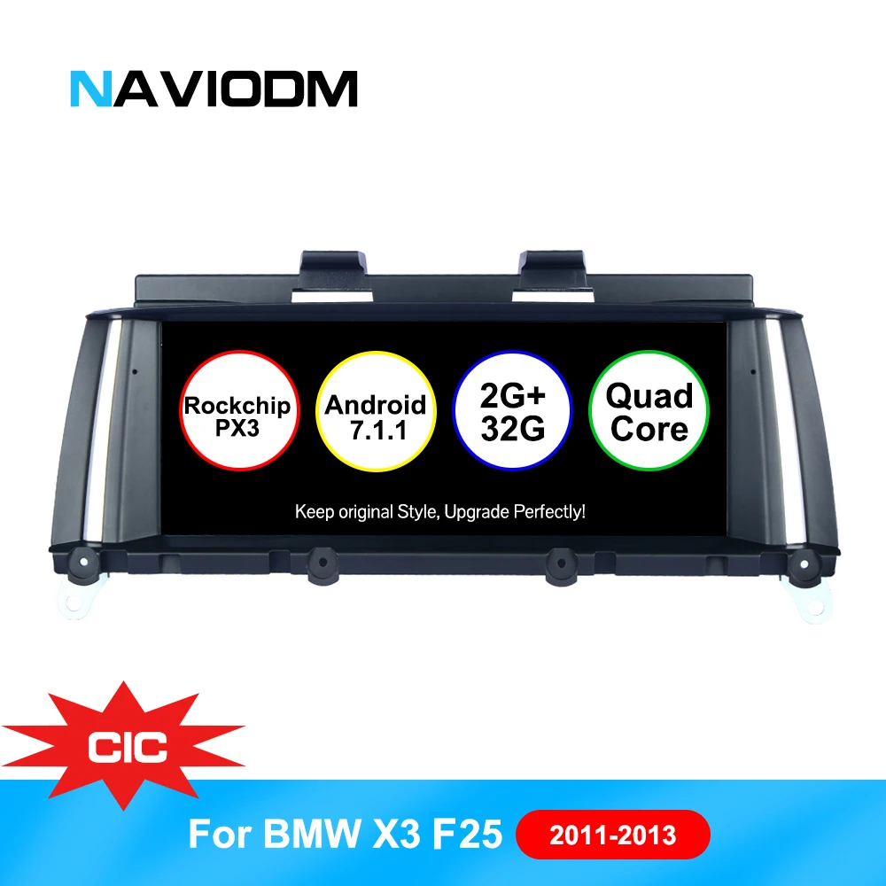 Автомобильный dvd плеер на Android 7 1 для BMW X3 F25 автомобильный мультимедийный