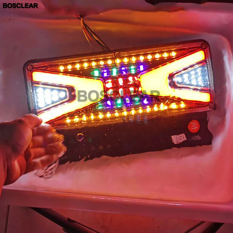 Светодиодный задний фонарь для грузовика 12/24 в предупреждающие фонари прицепа