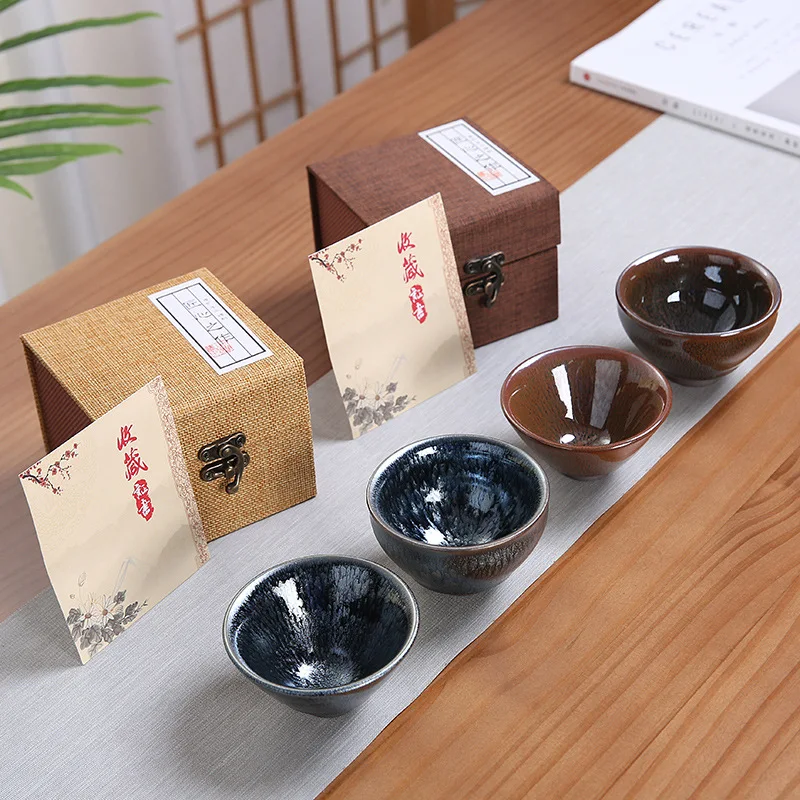 Чайная чаша со светильник светом керамическая одинарная креативный праздничный