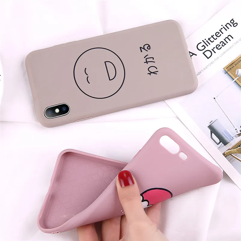 KJOEW Рождественская шапка с рисунком чехол для iPhone 7 телефона 8 6 6S Plus XR XS X Xs Max