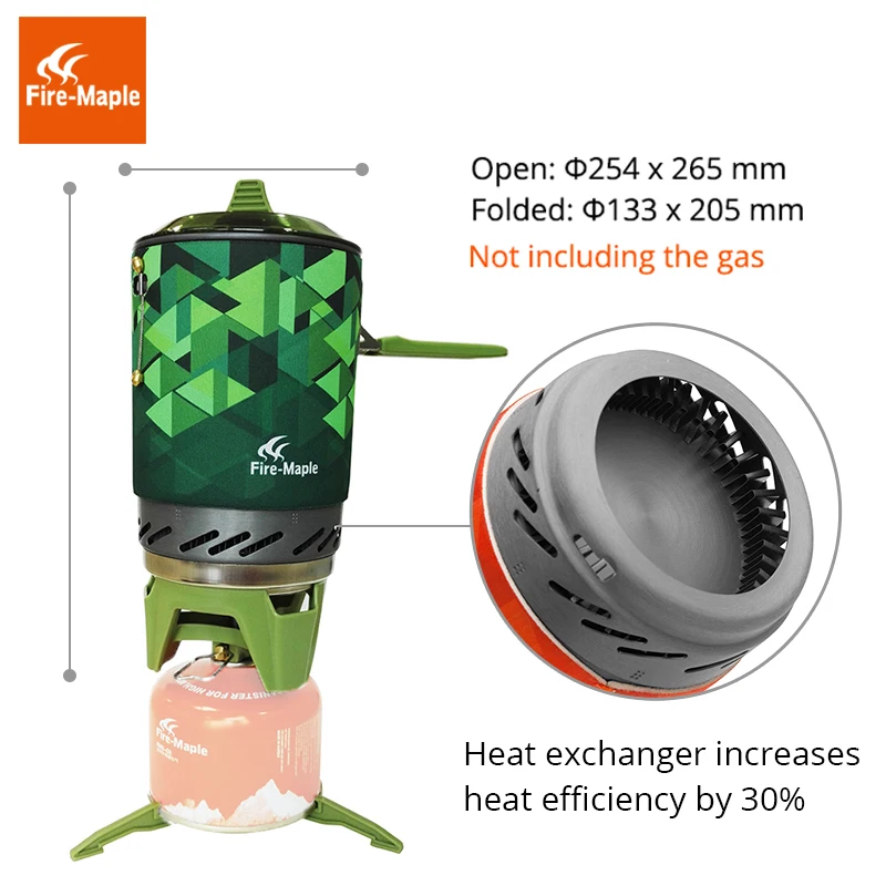 Fire Maple X2 открытый газовая горелка плита туристическая портативная система приготовления пищи с теплообменником горшок FMS-X2 Кемпинг Пешие Прогулки газовая плита горелки