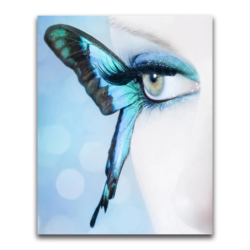 Алмазная картина KAMY YI с бабочками и глазами вышивка крестиком 5D мозаика для