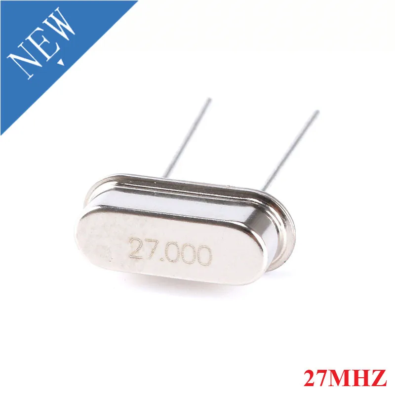 10Pcs 49S Crystal Oscillator Resonator Ceramic Quartz DIP 24 / 25 26 27 40 48 27.145 26.601712 MHZ | Электроника