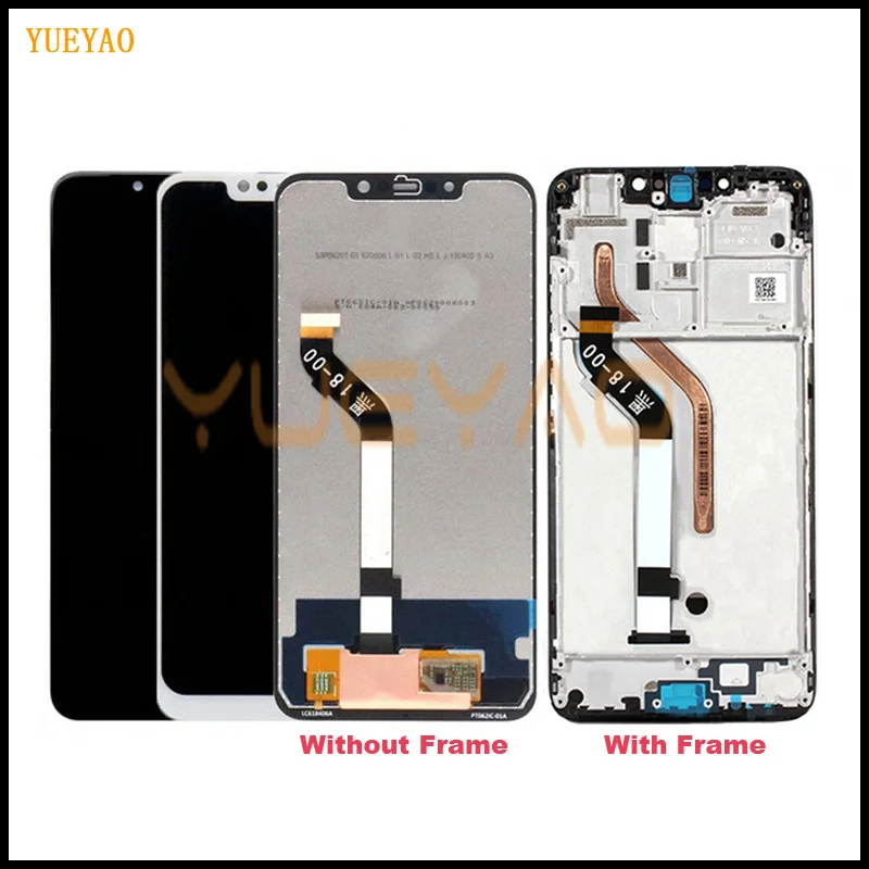 Оригинальный ЖК экран 6 18 дюйма с рамкой для Xiaomi Pocophone F1 дисплей POCO разрешение