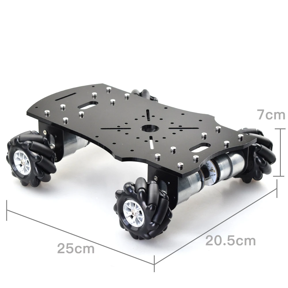 PS2 ручка/Bluetooth RC управление нагрузкой 5 кг Mecanum колесный робот автомобильный шасси