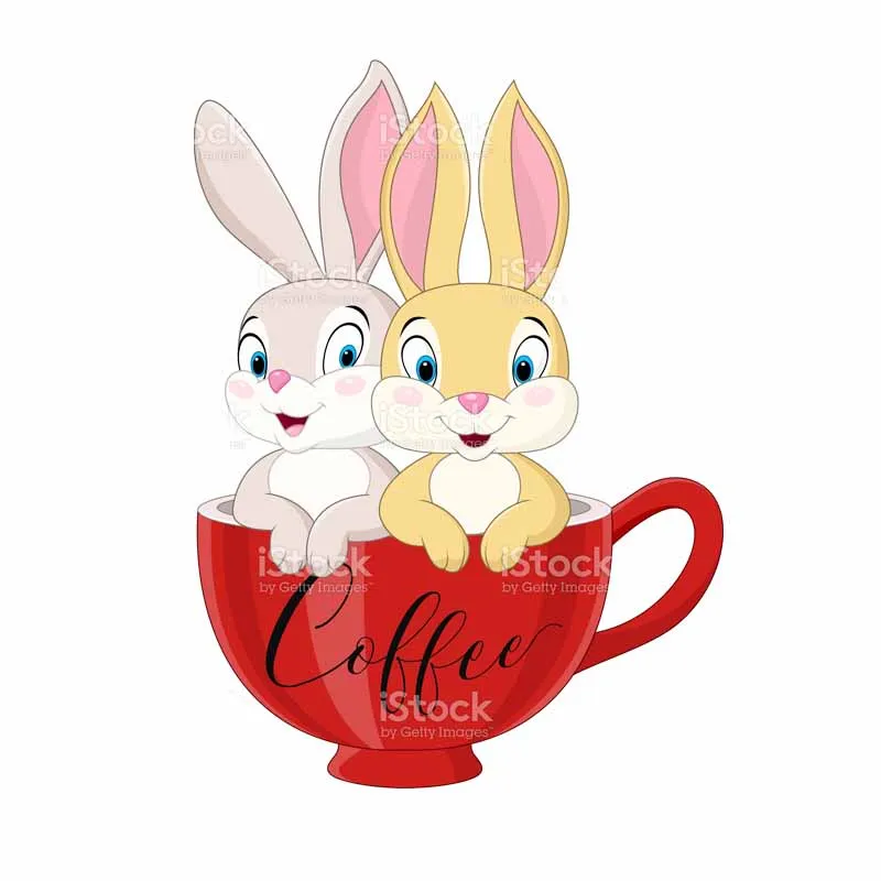 Банни Кофе чашки DIY тиснение металлический трафарет декоративные штампы для