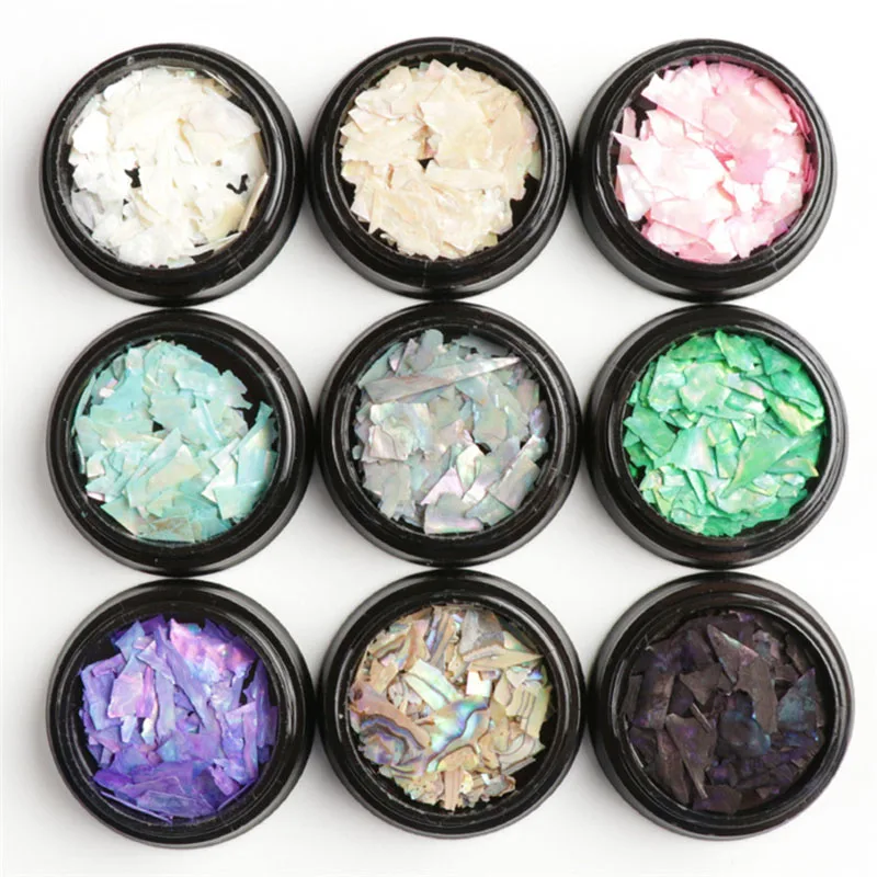 Блестящие наклейки для маникюра и дизайна ногтей 9 видов|Стикеры наклейки| |