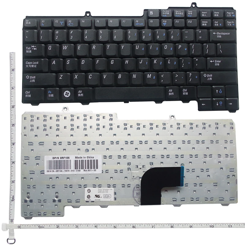 Новинка клавиатура GZEELE для ноутбука Dell Latitude D520 D530 D520N сменная US с надписью NSK D5K01