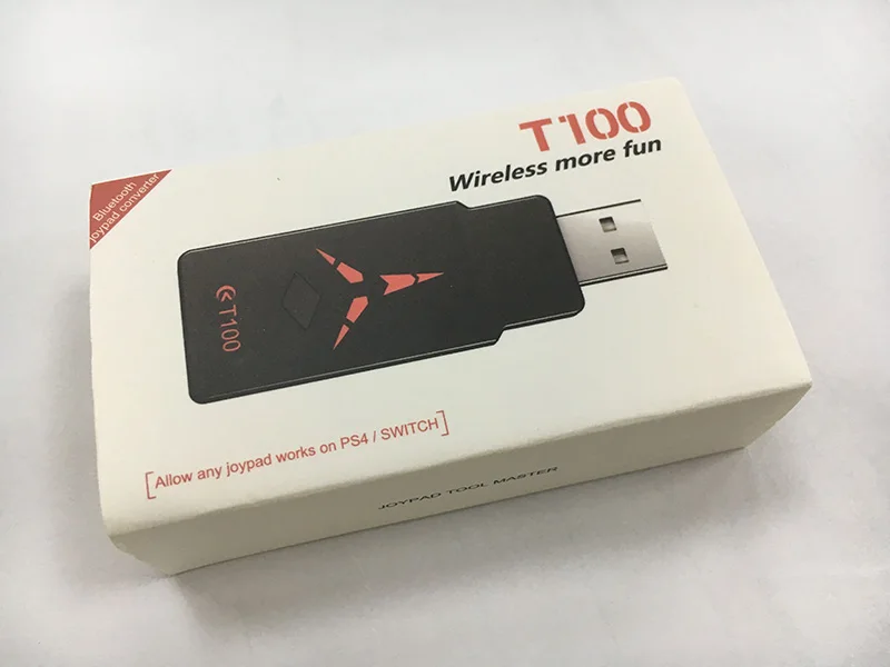 Конвертер для игрового контроллера T100 T100S S Coov преобразователь NS Switch PS4 / PC Bluetooth