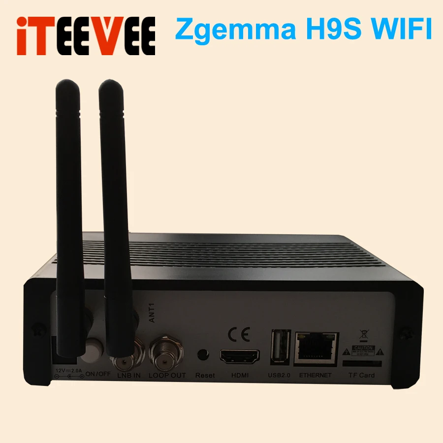 ZGEMMA H9S bluit in 300M wifi DVB-S2X 4K UHD спутниковый ресивер с CI T2-MI для украинского русского спутникового телевидения