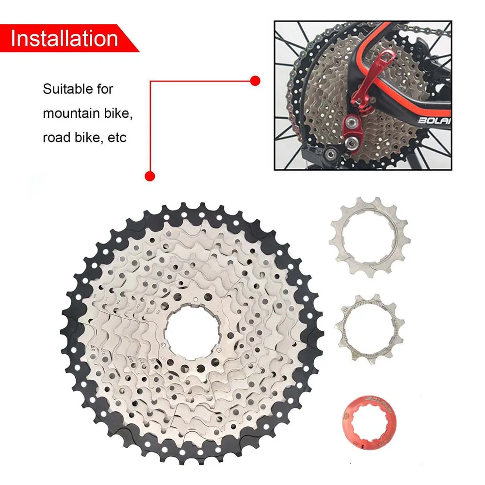 Кассеты BOLANY для горного велосипеда 8s/9s/10s/11s Задняя звездочка shimano HG 11-40T42T/46T/50T -