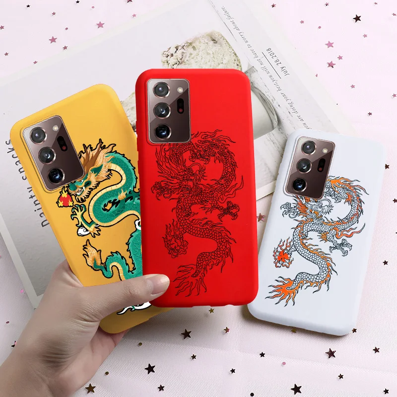 

Dragon Case For Samsung Note 20 Ultra Cases Silicon Funda Samsung M51 M31 M30s M21 A51 A71 Note 10 Plus Lite 8 9 M01 Core Covers