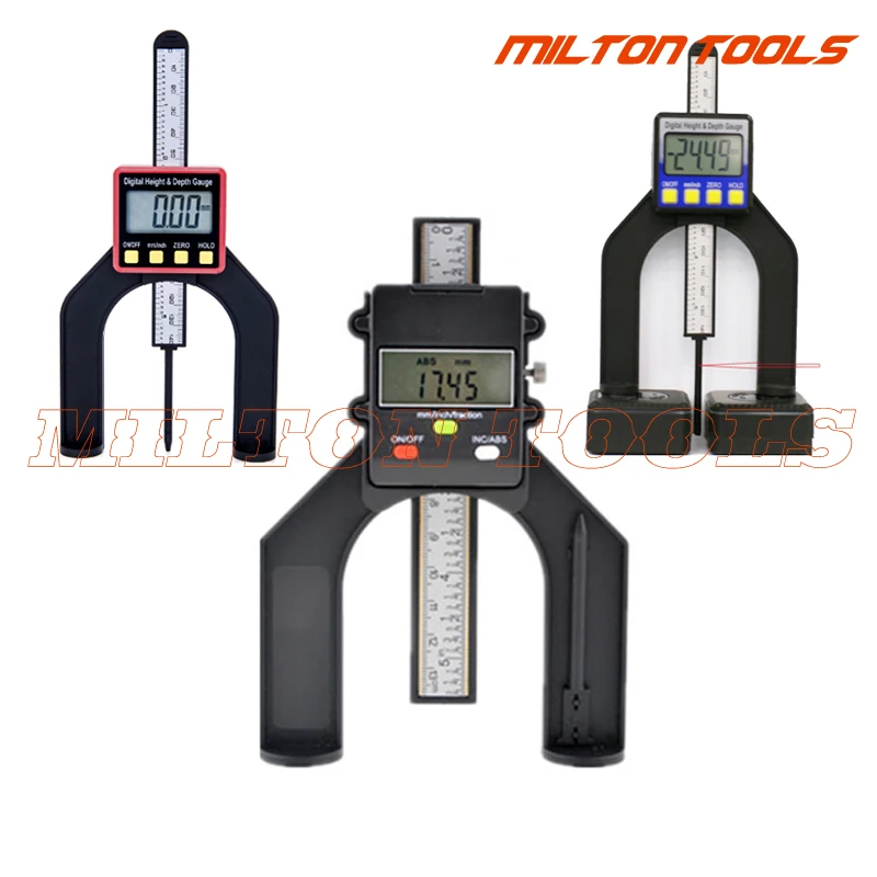 Цифровой измеритель глубины протектора высоты измерительный инструмент ЖК