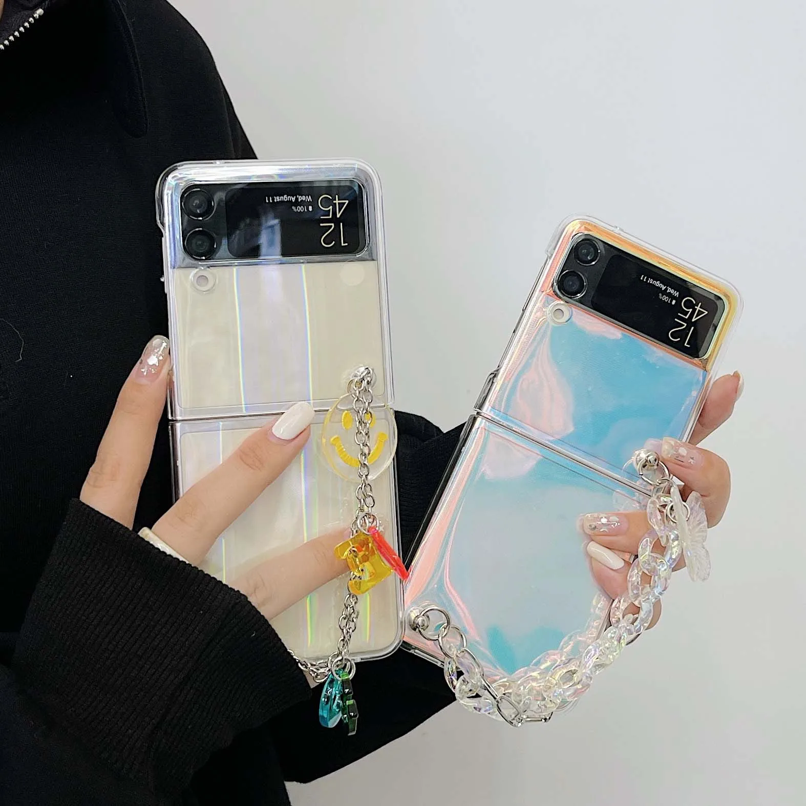 Противоударный чехол-накладка с рисунком для Samsung Galaxy Z Flip3