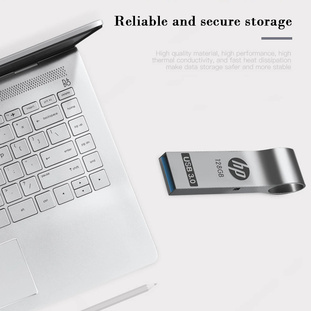 Hp Mini Metal флеш накопитель USB 3 0 128 ГБ 64 32 16 на ключ портативная карта памяти флешка