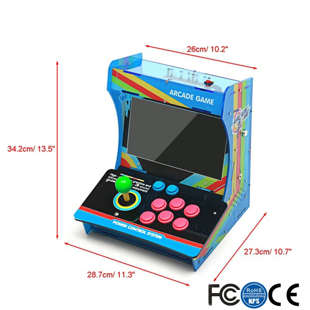 Ретро мини аркадная машина с 4000 классическими видеоиграми 1 плеер Raspberry Pi Plug And Play